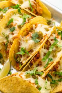 baked chiken tacos